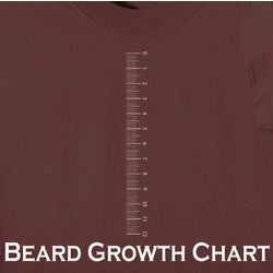 Beard Growth Chart T-Shirt