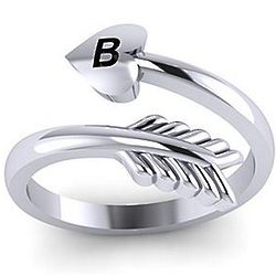 Personalized Straight to My Heart Ring