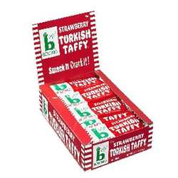Bonomo Strawberry Turkish Taffy - 24 Box