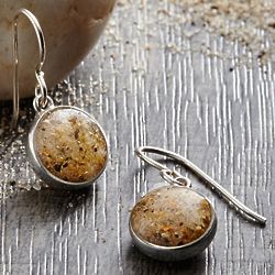 Personalized Say It with Sand Drop Earrings