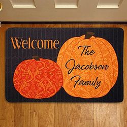 Personalized Pumpkin Patch Doormat
