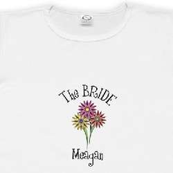 Personalized Women's Flower T-Shirt