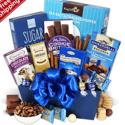 Holiday Sweets and Snacks Gift Basket