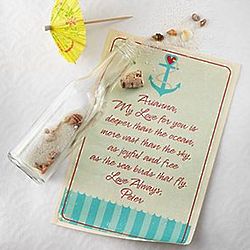 Personalized Loving Message in a Bottle