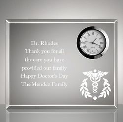 Personalized Medical Clock Plaque
