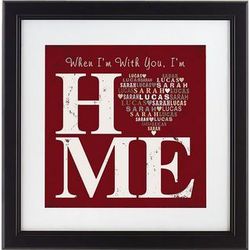 Personalized Heart of the Home Print
