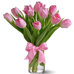 Precious Pink Tulips Bouquet