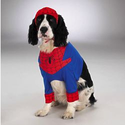 Dog's Medium Spiderman Costume