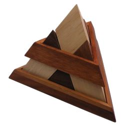 Luxor Egyptian Pyramid Wooden Brain Teaser Puzzle