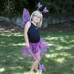 Kids' Pink Fairy Costume Set