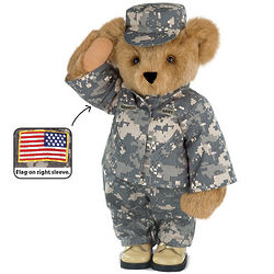 15" The American Legion Camouflage Bear
