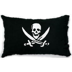 Jolly Roger Pirate Cushion