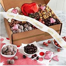 Sweets For Your Sweetie Gift Box with Personalized Ribbon