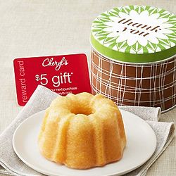 Thank You Gracelet Mini Lemon Cake with Gift Card