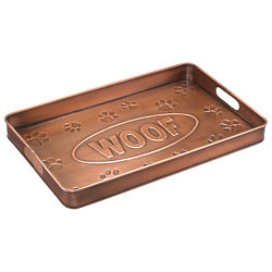 Woof Copper Finish Multi-Purpose Tray