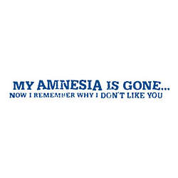 My Amnesia Adult T-Shirt My Amnesia Adult T-Shirt
