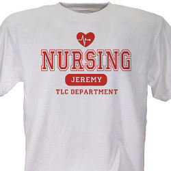 Nursing TLC Personalized Nurse T-Shirt