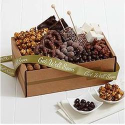Chocolate Bliss Box with Get Well Ribbon