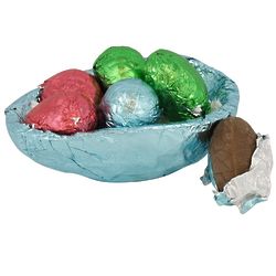 Organic Peanut-Butter Filled Easter Egg Chocolates