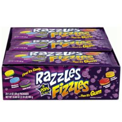 24 Razzles Fizzles Candies
