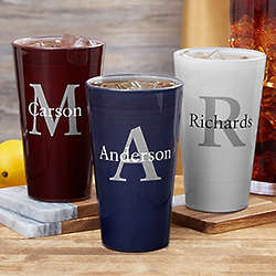 Personalized Name & Initial Pint Glass