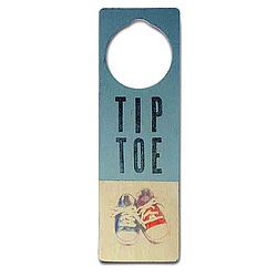 Tip Toe Sneaker Door Sign