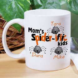 Spideriffic Personalized Halloween Coffee Mug
