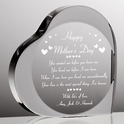 Mother's Day Heart Plaque
