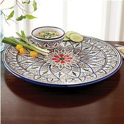 Tunisian Hand-Painted Chip and Dip Set