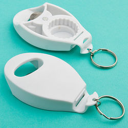 Perfectly Plain Bottle Opener and Key Chain Favors