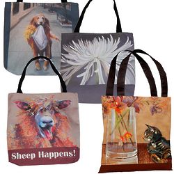Flora or Fauna Polyester Tote Bag