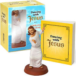 Dancing with Jesus Mini Bobbling Figurine and Book