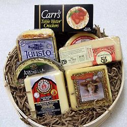 Wisconsin Deluxe Artisan Cheese Gift Basket