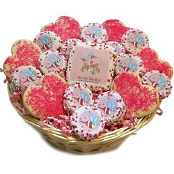 Bee My Valentine Cookie Gift Basket