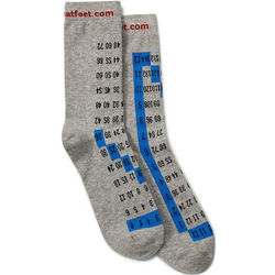 Cheat Feet Multiplication Table Socks