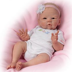 Snuggle Bunny Lifelike Poseable and Weighted Baby Doll