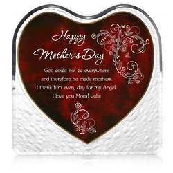 Mother's Day Heart Plaque