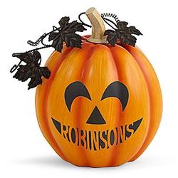 Personalized Large Cut Out Mouth Pumpkin