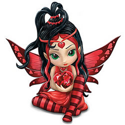 Women's Heart Health Support Love Fairy Figurine