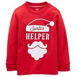 Little Boys Santa's Helper T-Shirt