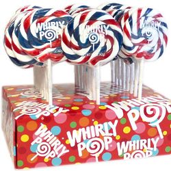 Patriotic Whirly Pops in 24 Count Display Box
