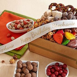 Autumn Chocolate Bliss Gift Box with Personalized Ribbon