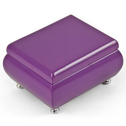 Purple Musical Jewelry Box