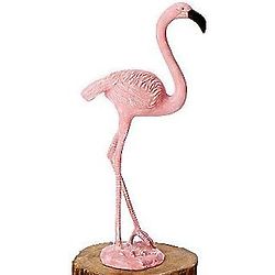 Single Pink Flamingo Figurine