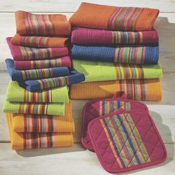 17-Piece Sierra Multicolor Kitchen Towel Set