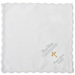 Personalized Sweet Communion Blessings Handkerchief