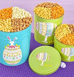 Easter Egg Parade 2 Gallon Popcorn Tin