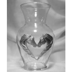 Heart of Horse Heads Vase