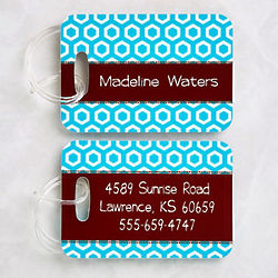 Her Design Personalized Luggage Tags