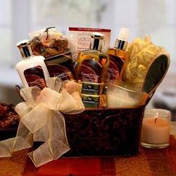 Caramel and Cream Bliss Spa Gift Basket